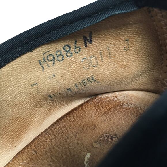 Saks Fifth Avenue Flats Gem Embellished Black Velvet Round Toe Slip On Loafer 7 - Picture 6 of 13